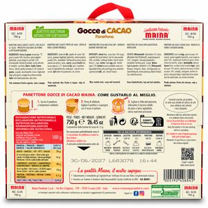 Maina Panettone Gocce di Cacao 750 g_1