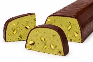Antico Forno Torrone dei Morti Pistachio 250 g – Traditional Neapolitan Chocolate and Pistachio Nougat | Italian Artisan Specialty