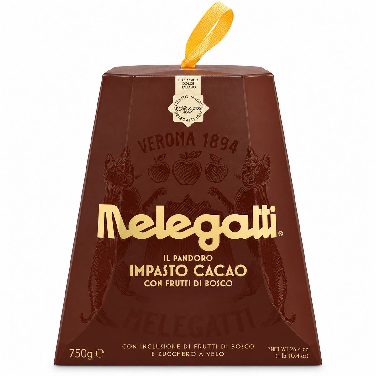 Melegatti Pandoro Cacao Frutti di Bosco 750 g
