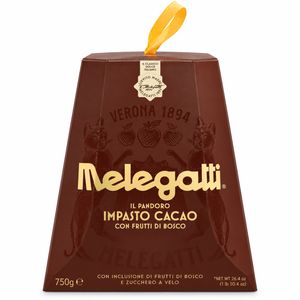 Melegatti Il Pandoro Impasto Cacao con Frutti di Bosco 750 g