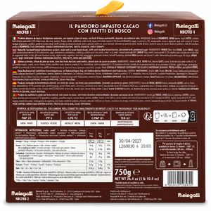 Melegatti Il Pandoro Impasto Cacao con Frutti di Bosco 750 g_1