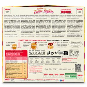 Maina Il Golosone Panettone Zuppa Inglese con Crema Panna e Whisky 750 g_1