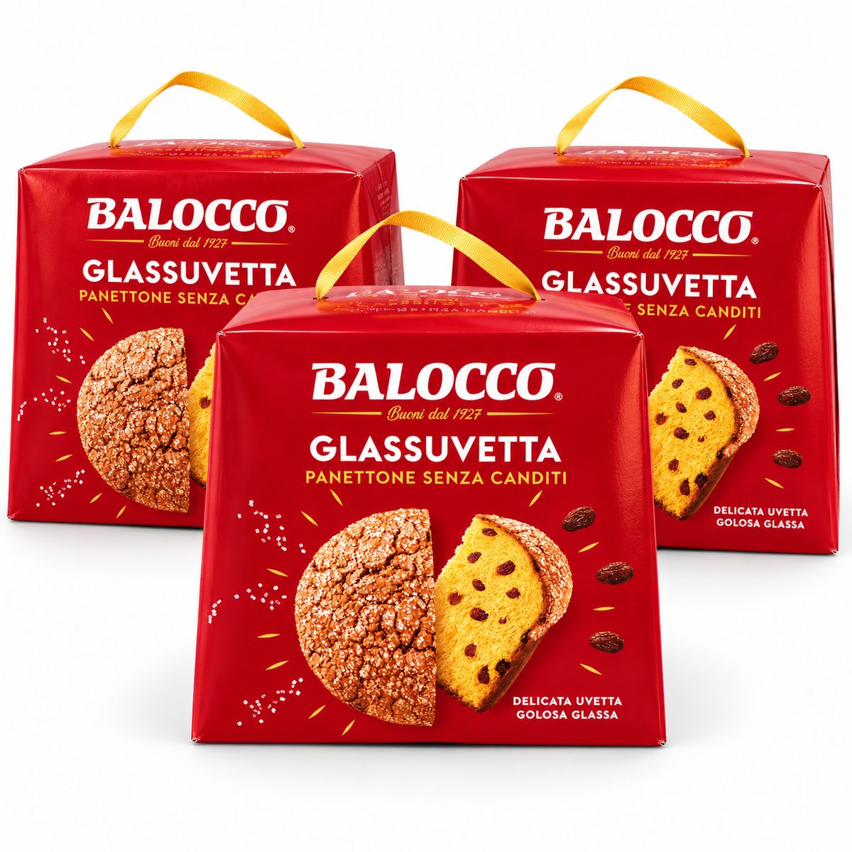 Balocco Glassuvetta 700 g - 3 piezas