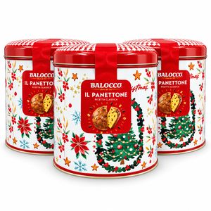 Balocco Il Panettone Ricetta Classica in Latta Natalizia 700 g_0