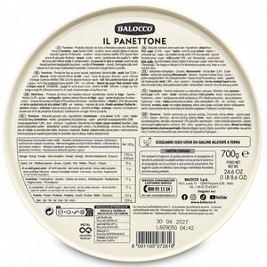 Balocco Il Panettone Ricetta Classica in Latta Natalizia 700 g_1