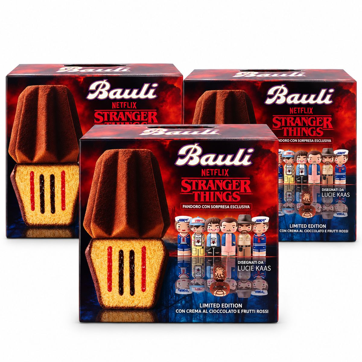 Bauli Pandoro Stranger Things 750 g - 3 pièces