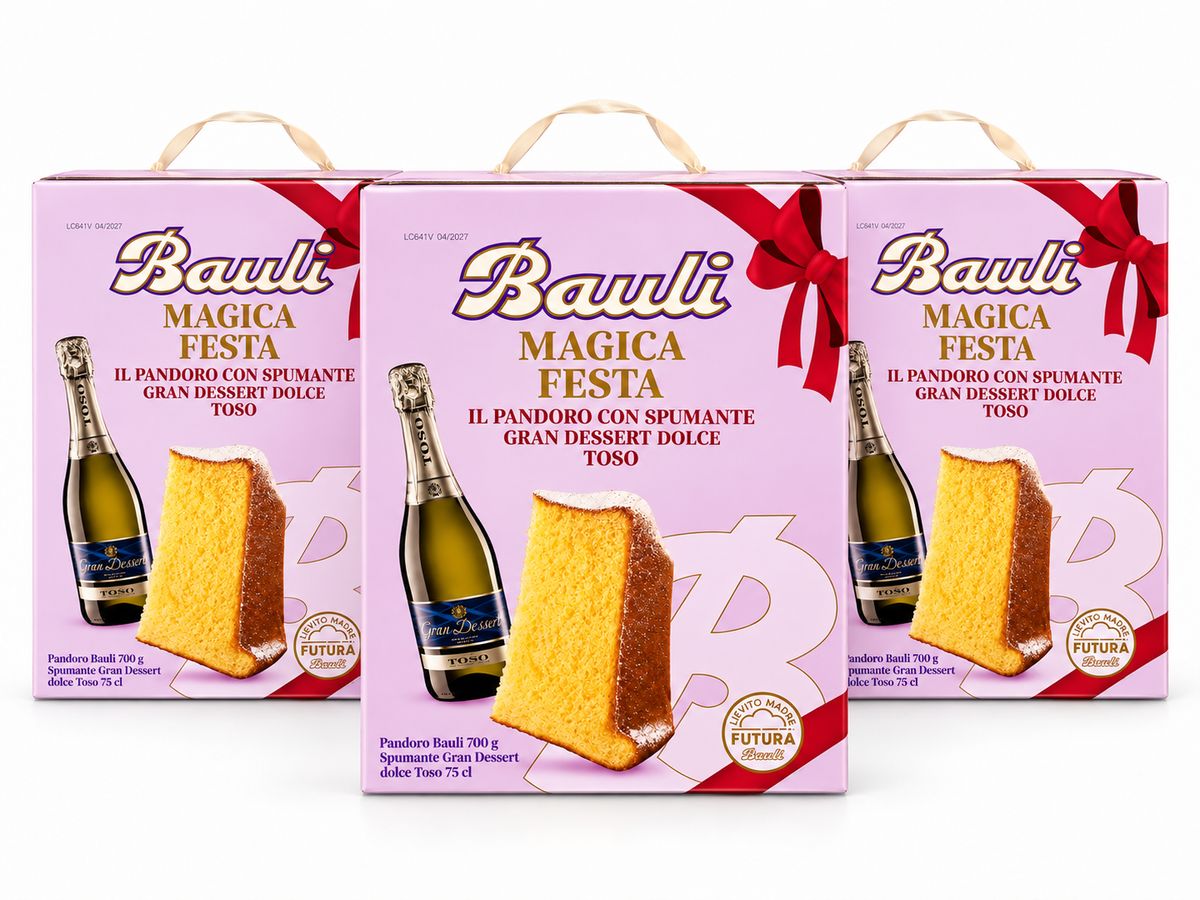 Bauli Magica Festa Pandoro et Vin Pétillant Toso - 3 pièces
