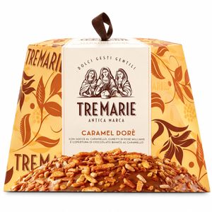 Tre Marie Caramel Doré Panettone with Pear and Caramel 900 g
