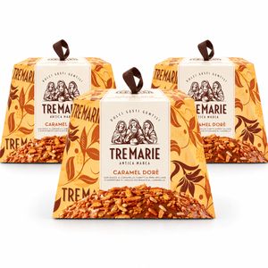 Tre Marie Caramel Doré Panettone with Pear and Caramel 900 g_0