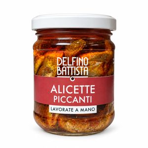 Delfino Battista Pikante Sardellen in Sonnenblumenöl 200 g