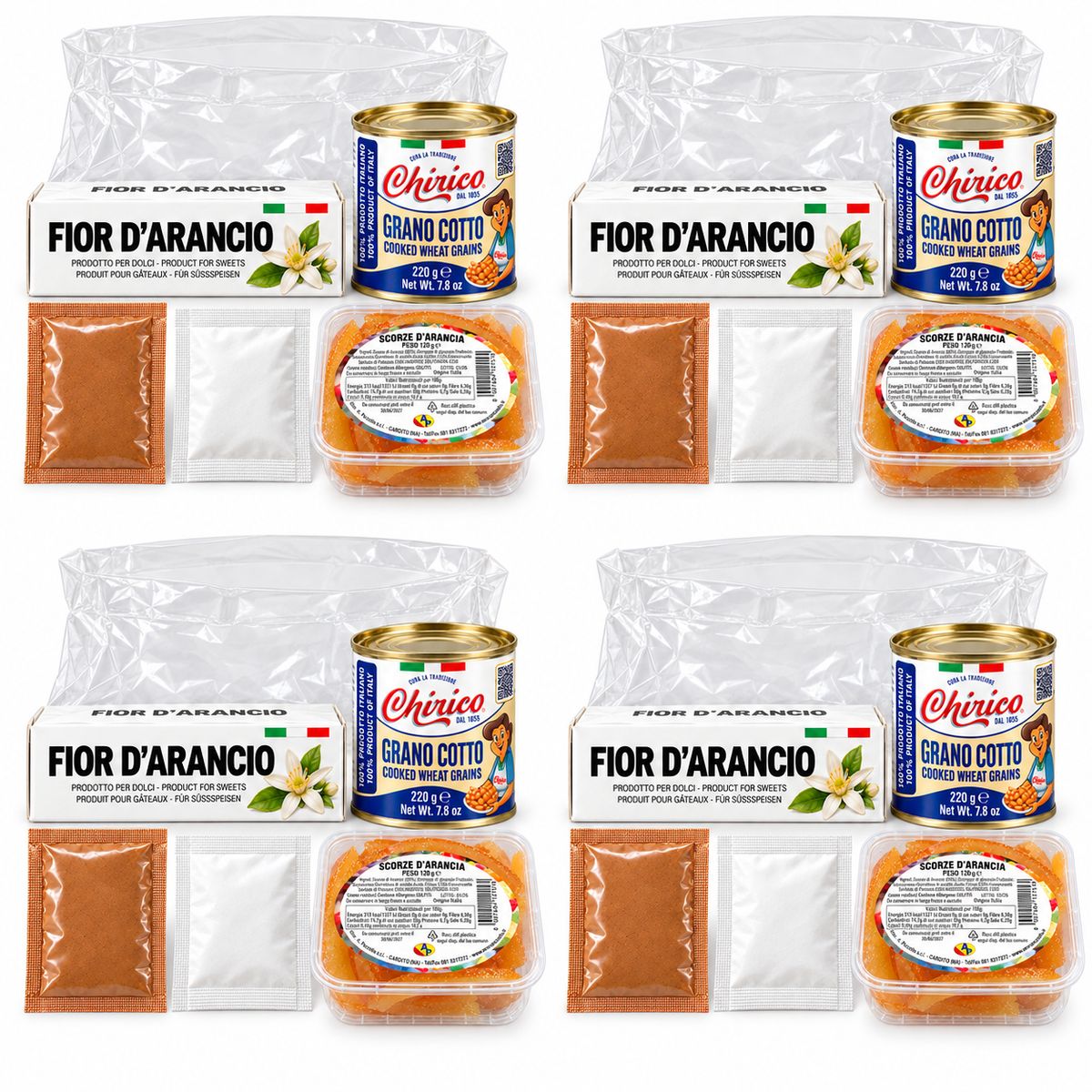  Cilindro Pastiera Napoletana Chirico – 5 Ingredienti (4 pezzi)