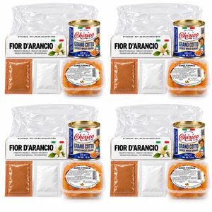 Cilindro Pastiera Napoletana Chirico con Grano Cotto 220 g, Scorze d'Arancia 120 g, Fior d'Arancio, Cannella e Vanillina – 5 Componenti_0
