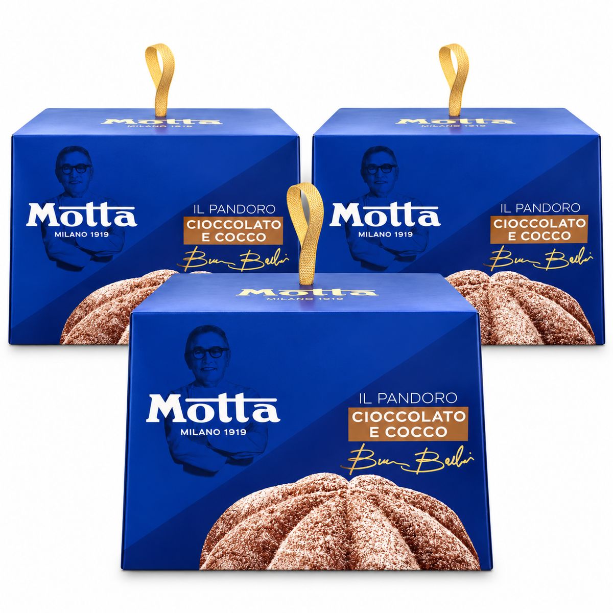 Motta Pandoro Cioccolato e Cocco 800 g - 3 pezzi