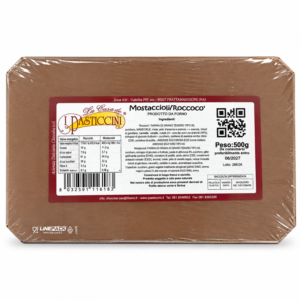 I Pasticcini Mostaccioli e Roccocò 500 g