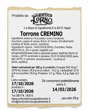 Antico Forno Capodimonte Torrone Cremino 250 g_1