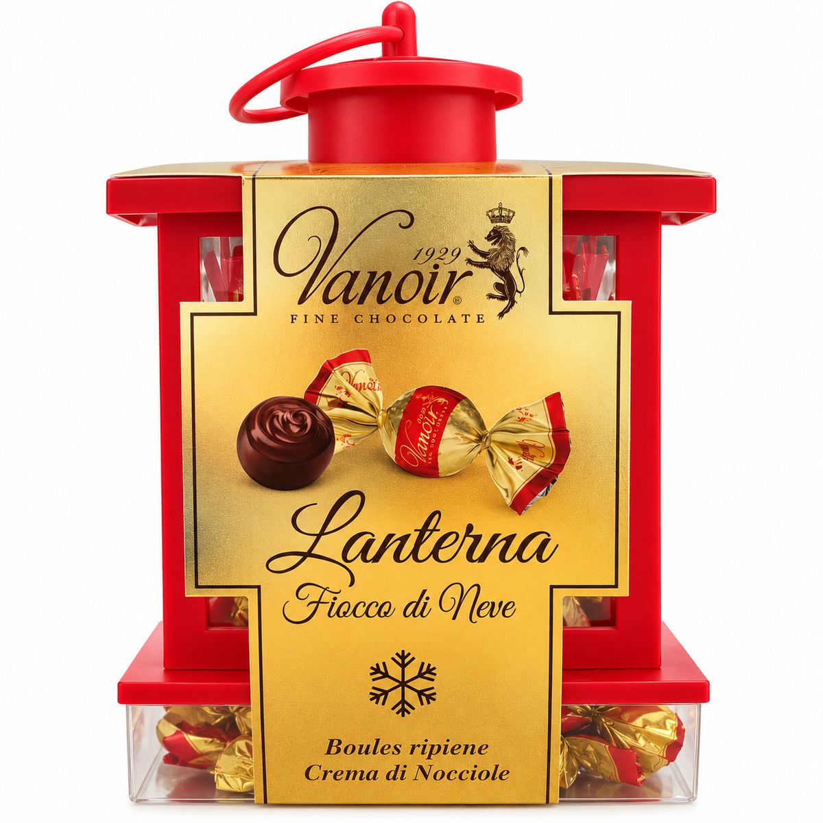 Chocolates Vanoir con forma de farolillo de nieve, 185 g