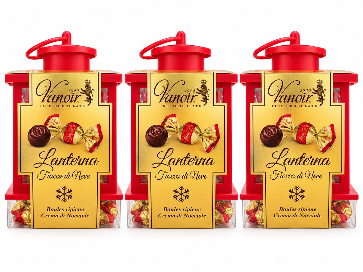 Bombones Vanoir Copo de Nieve con Forma de Linterna 185g - 3 unidades