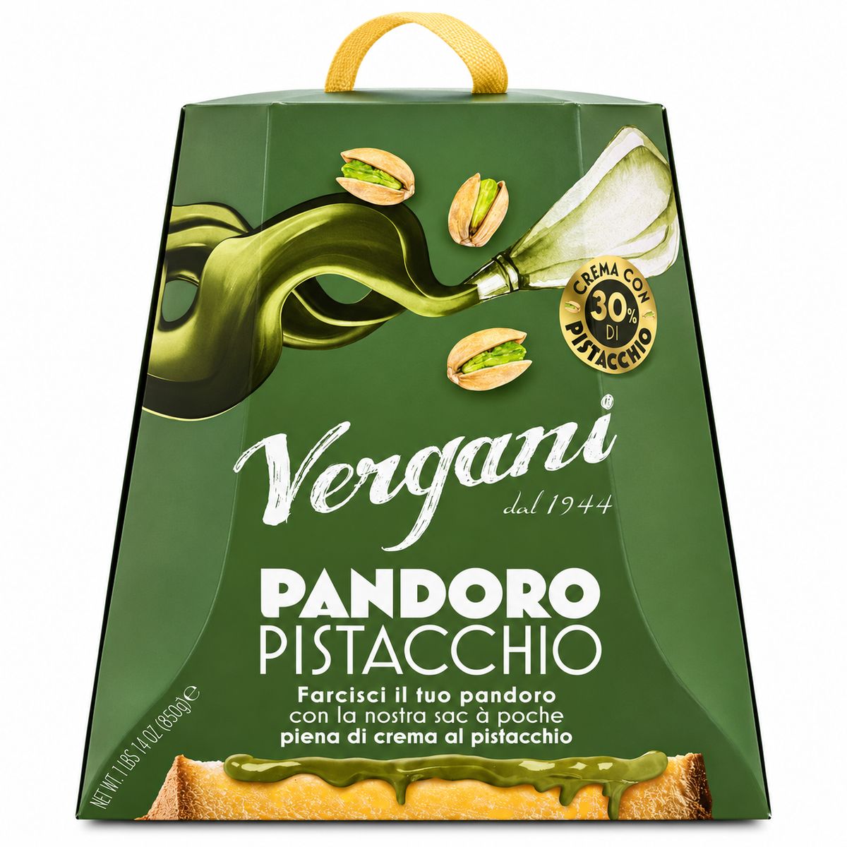 Vergani Pandoro Pistachio 850 g