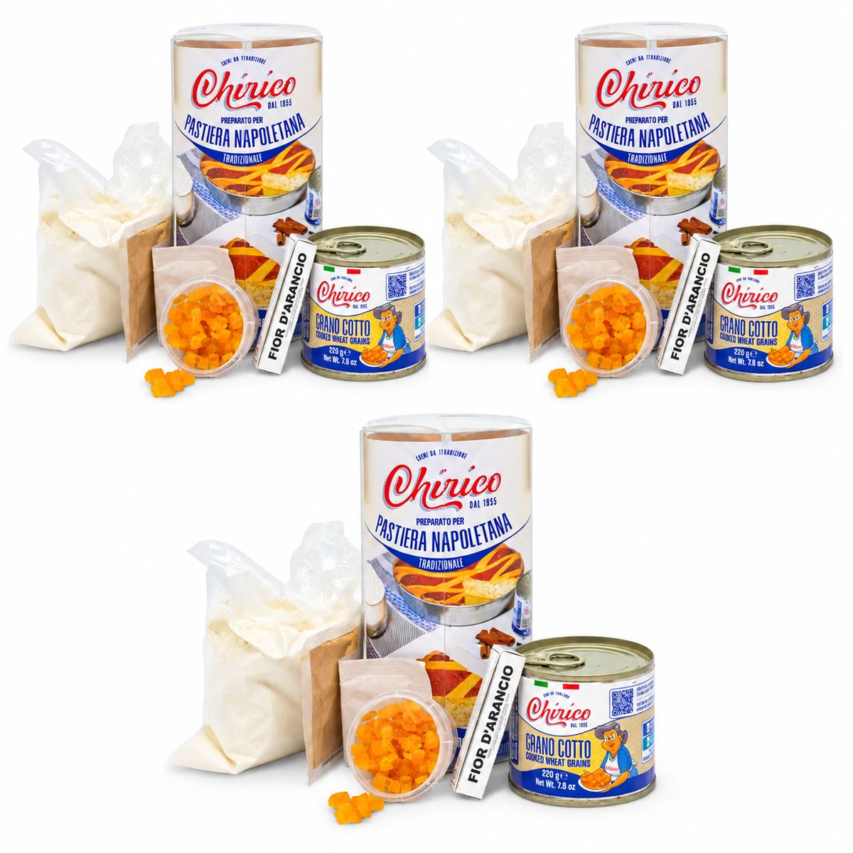Chirico Preparato Pastiera Napoletana 483,5 g - 3 pezzi