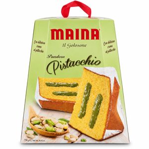 Maina Il Golosone Pandoro Pistacchio con Crema al Pistacchio 750 g