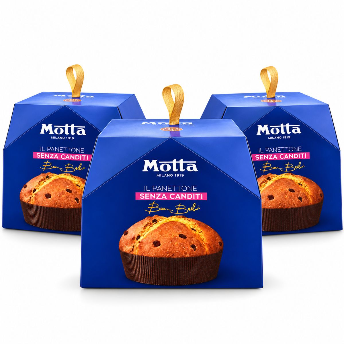 Motta Panettone Senza Canditi 1 kg - 3 pezzi