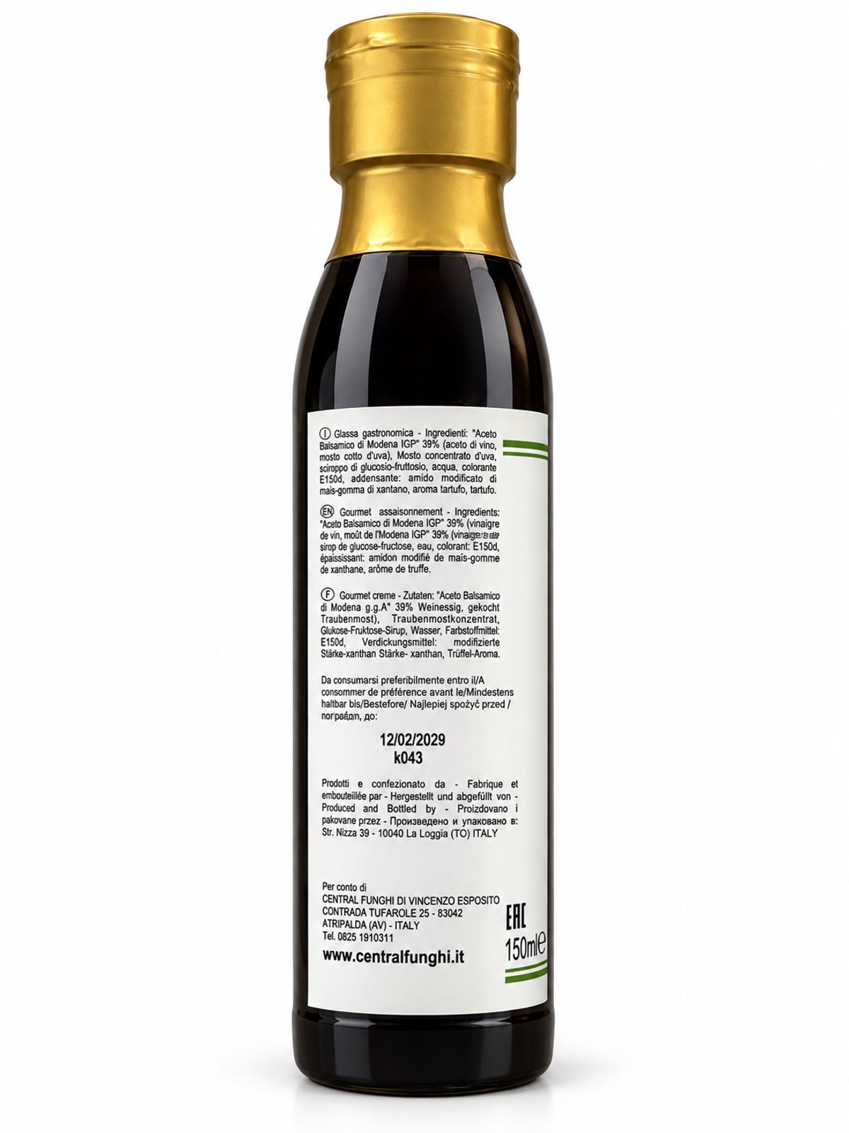 Central Funghi Crema Balsamica al Tartufo 150 ml