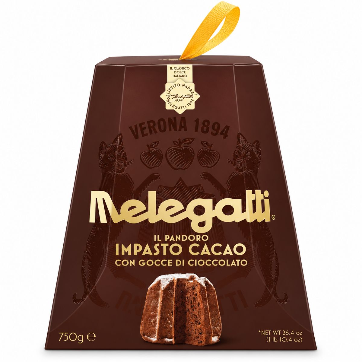 Melegatti Pandoro Impasto Cacao 750 g