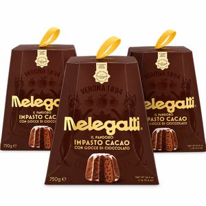 Melegatti Il Pandoro Impasto Cacao con Gocce di Cioccolato 750 g_0