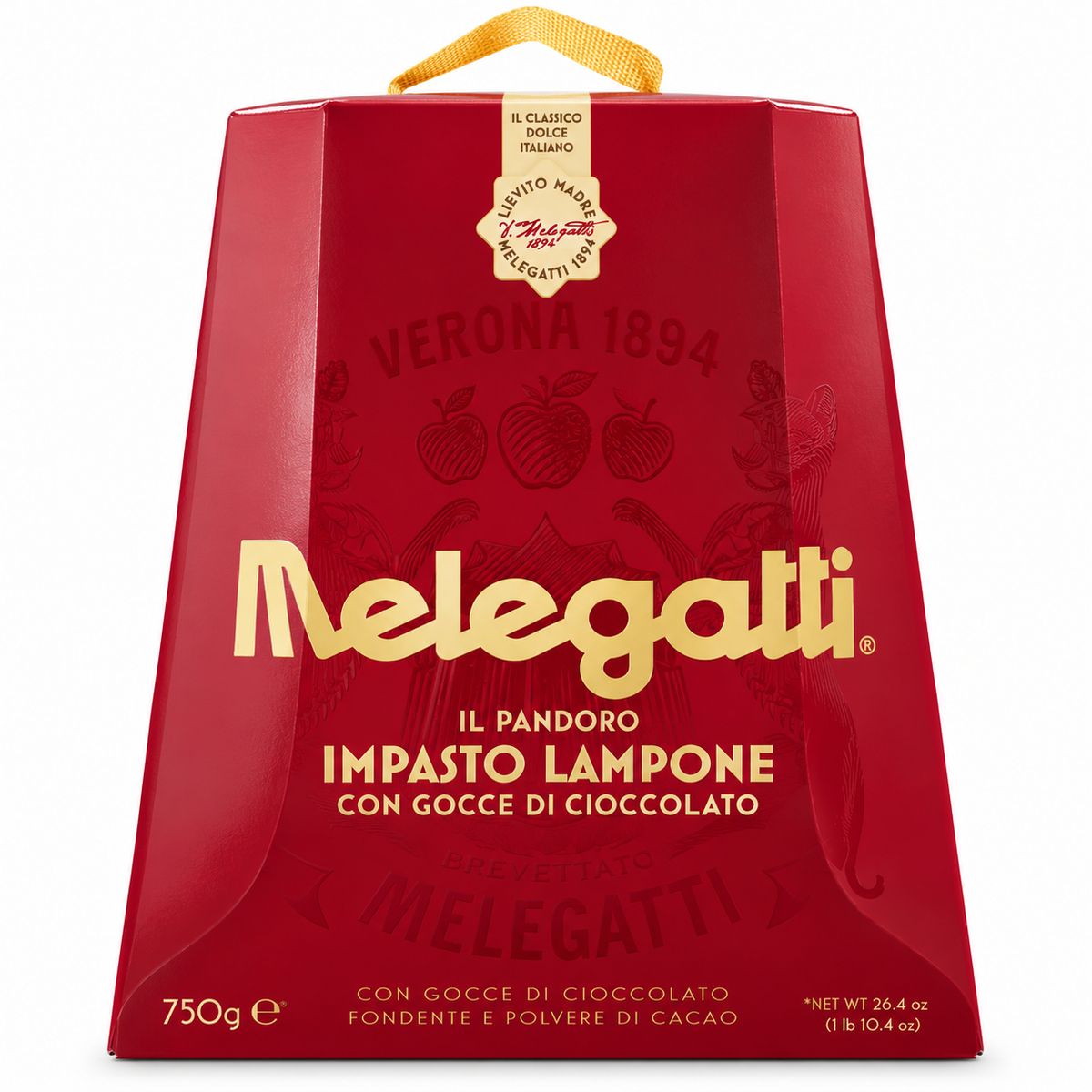 Melegatti Pandoro Frambuesa y Chocolate 750g