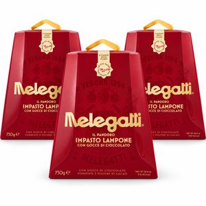 Melegatti Pandoro de Frambuesa con Pepitas de Chocolate Negro 750 g_0