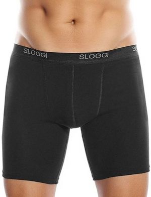 Boxer Uomo Sloggi Long Basic in Stretch Cotton_0