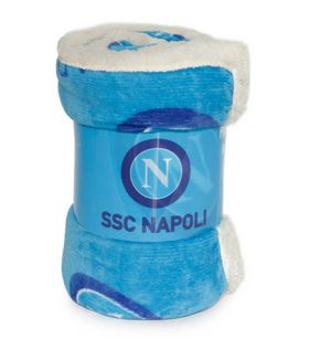 Plaid SSC Napoli con Pellicciotto 130x150